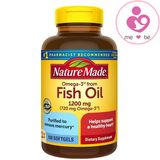 Dầu cá Nature Made Fish Oil 1200mg của Mỹ lọ 200 viên