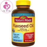 Viên dầu hạt lanh Nature Made Flaxseed Oil 1400mg của Mỹ