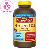 Viên dầu hạt lanh Nature Made Flaxseed Oil 1400mg của Mỹ