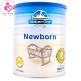 Sữa Nature One Dairy Newborn Step 1 của Úc cho bé 0-6 tháng hộp 900g