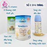 Sữa Nature One Dairy Newborn Step 1 của Úc cho bé 0-6 tháng hộp 900g