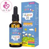 Vitamin D3 Natures Aid Mini Drops 400IU của Anh cho trẻ từ 0-5 tuổi lọ 50ml