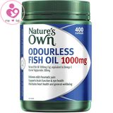 Dầu cá không mùi Nature’s Own Odourless Fish Oil 1000mg của Úc
