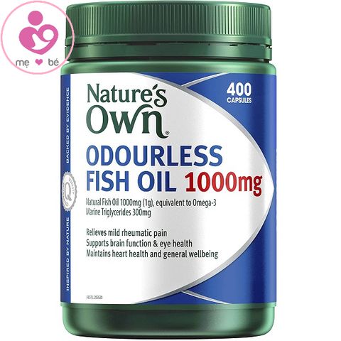 Dầu cá không mùi Nature’s Own Odourless Fish Oil 1000mg của Úc