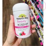 Collagen trắng da Nature’s Way Beauty Rosehip + Collagen của Úc lọ 60 viên