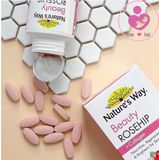 Collagen trắng da Nature’s Way Beauty Rosehip + Collagen của Úc lọ 60 viên