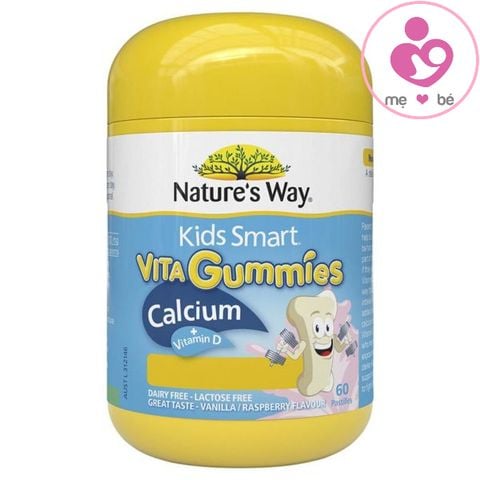 Kẹo canxi và vitamin D3 Kids Smart Vita Gummies của Úc lọ 60 viên