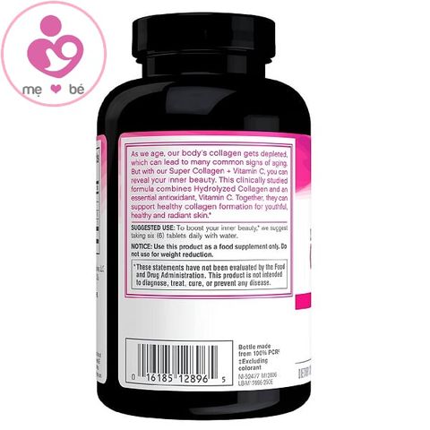 Collagen Neocell Super Collagen + Vitamin C & Biotin (type 1&3) của Mỹ lọ 360 viên