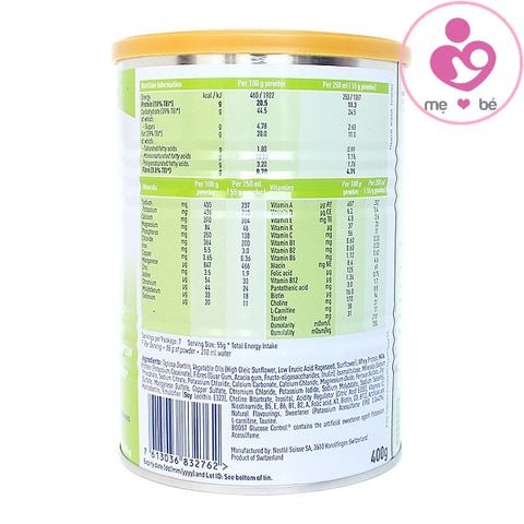 Sữa Boost Glucose Control của Thụy Sĩ dành cho người tiểu đường hộp 400g