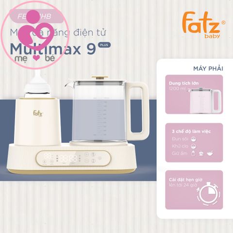 Máy đa năng điện tử (Lắc sữa/ Hâm sữa/ Đun & Hâm nước pha sữa) Multimax 9 plus FB9511HB