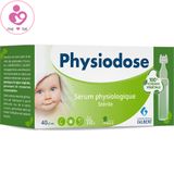 Nước muối sinh lý Physiodose Pháp xanh lá - 40 ống