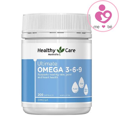 Healthy Care Ultimate Omega 3-6-9 của Úc lọ 200 viên