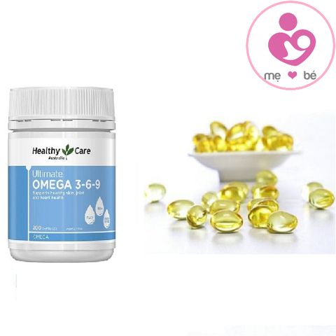 Healthy Care Ultimate Omega 3-6-9 của Úc lọ 200 viên