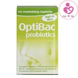 Men vi sinh bổ sung chất xơ, lợi khuẩn, trị táo bón Optibac Probiotics của Anh