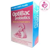 Men vi sinh cho cả bé và mẹ OptiBac Probiotics for your child’s health của Anh hộp 30 gói