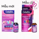 Vitamin D3 dạng nước Ostelin Kids của Úc cho bé từ sơ sinh-dưới 12 tuổi lọ 20ml