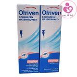 Nhỏ mũi Otriven 0.025% của Đức cho trẻ sơ sinh lọ 10ml (mẫu mới)