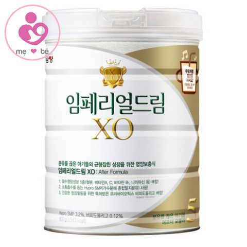 Combo 3 hộp sữa XO số 5 của Hàn Quốc cho trẻ từ 2 tuổi trở lên và người lớn 800g (mẫu mới 2022)