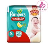Tã quần Pampers size S 24 miếng cho bé từ 4-8 kg