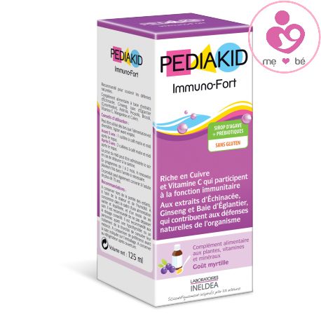 Siro tăng cường sức đề kháng Pediakid Immuno-Fort cho bé từ 6 tháng chai 125ml