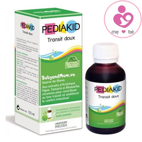 Siro Pediakid Transit doux của Pháp chống táo bón cho bé trên 6 tháng chai 125ml