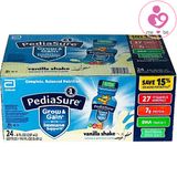 Sữa nước Pediasure Grow & Gain Immune Support của Mỹ cho trẻ từ 2-13 tuổi thùng 24 chai