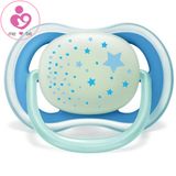 Set 2 ty ngậm Philips Avent Ultra Air Night phát sáng ban đêm cho bé từ 0 đến 6 tháng tuổi