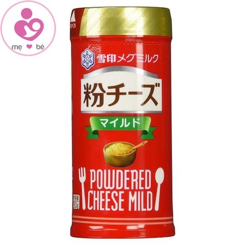 Phô mai rắc cháo/bột Megmilk Powedered Cheese Mild của Nhật Bản cho bé từ 6 tháng tuổi trở lên lọ 50g
