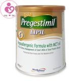 Sữa Pregestimil LIPIL công thức đạm thuỷ phân toàn phần cho bé dị ứng đạm sữa bò hộp 400g