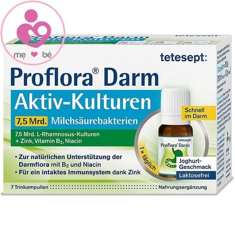 Men tiêu hóa 7,5 tỉ lợi khuẩn Proflora Darm Aktiv-Kulturen của Đức hộp 7 ống