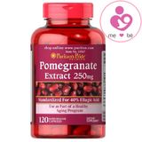Viên uống tinh chất hạt lựu Puritan’s Pride Pomegranate Extract 250mg của Mỹ