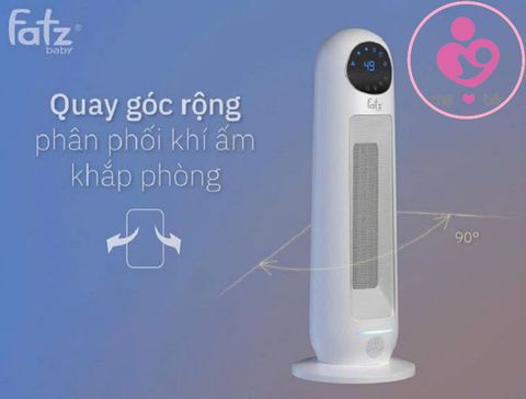 Quạt sưởi bằng công nghệ gốm PTC HEAT 1 của Fatzbaby FB8165EA