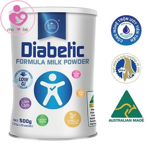 Sữa Hoàng Gia Royal AUSNZ Diabetic dành cho người tiểu đường