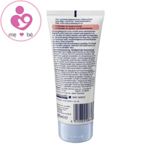 Kem chống muỗi đốt S-quito free Insekten Schutzlotion cho trẻ từ 6 tháng tuổi tuýp 100ml