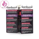 Siro tăng sức đề kháng Sambucol Black Elderberry Immuno Forte của Anh cho trẻ trên 3 tuổi lọ 120ml