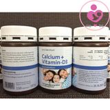 Viên ngậm bổ sung calcium và vitamin D3 Sanct Bernhard Calcium + Vitamin D3 vị socola của Đức lọ 150 viên