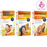 Vitamin tổng hợp Sanostol Multi-vitamine số 3 của Đức cho trẻ từ 3-6 tuổi lọ 460ml