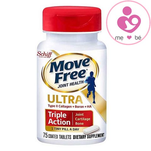 Viên xương khớp Schiff Move Free Ultra Triple Action của Mỹ lọ 75 viên