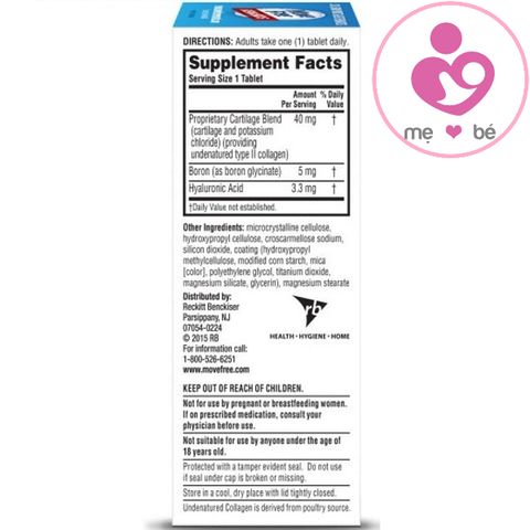 Viên xương khớp Schiff Move Free Ultra Triple Action của Mỹ lọ 75 viên