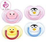 Set 2 ty ngậm Philips Avent Animal của Anh cho bé từ 0 đến 6 tháng tuổi