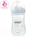 Set 3 bình sữa cổ rộng Philips Avent Natural cho trẻ từ 1 tháng tuổi dung tích 260ml