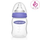 Set 3 bình sữa Lansinoh mOmma núm ti size S dung tích160ml