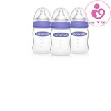 Set 3 bình sữa Lansinoh mOmma núm ti size S dung tích160ml