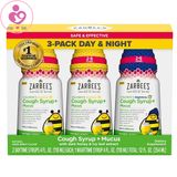Set 3 chai siro ho Zarbee’s Naturals Cough Syrup Day & Night của Mỹ cho trẻ từ 2-6 tuổi