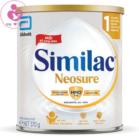 Sữa Similac Neosure IQ số 1 của Mỹ cho bé sinh non nhẹ cân từ 0-12 tháng
