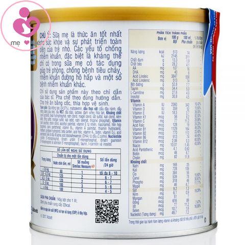 Sữa Similac Neosure IQ số 1 của Mỹ cho bé sinh non nhẹ cân từ 0-12 tháng