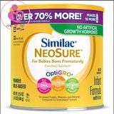 Sữa Similac Neosure OptiGRO nội địa Mỹ cho bé sinh non nhẹ cân