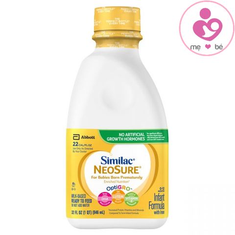Sữa nước Similac Neosure OptiGRO 22 cal/fl oz nội địa Mỹ chai 946ml