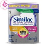Sữa Similac Pro-Total Comfort của Mỹ cho trẻ 0-12 tháng rối loạn tiêu hoá & dị ứng lactose