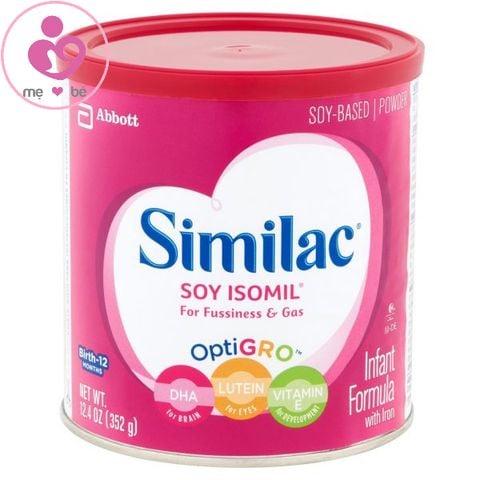 Sữa Similac Soy Isomil nội địa Mỹ cho bé 0-12 tháng hay nôn trớ đầy hơi quấy khóc